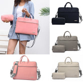 PU Leather Laptop Bag For Women & Men Briefcase With Shoulder Strap