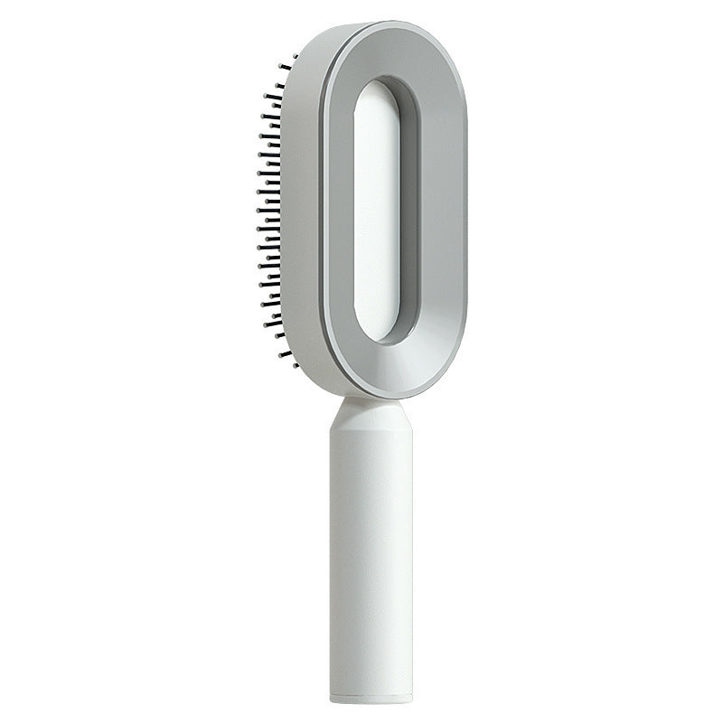 Self-Cleaning Hair Brush – Anti-Static Scalp Massage Comb for Women