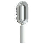 Self-Cleaning Hair Brush – Anti-Static Scalp Massage Comb for Women