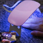 Light Therapy USB Nail Lamp – Portable 6W LED Nail Dryer Machine