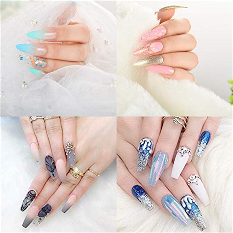 Non-Marking False Nails – Natural Look, Durable & Easy-to-Apply Manicure Set