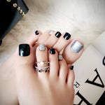 Pro Artificial Acrylic Toe Nails 24pcs Patch