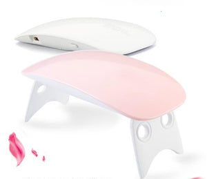 Light Therapy USB Nail Lamp – Portable 6W LED Nail Dryer Machine