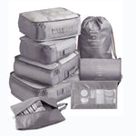 8-Piece Travel Storage Bag Set – Luggage Divider & Packing Organizer