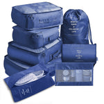 8-Piece Travel Storage Bag Set – Luggage Divider & Packing Organizer
