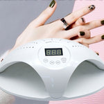 Nail Art Light Therapy Lamp – LED UV Nail Polish Glue Hand Dryer