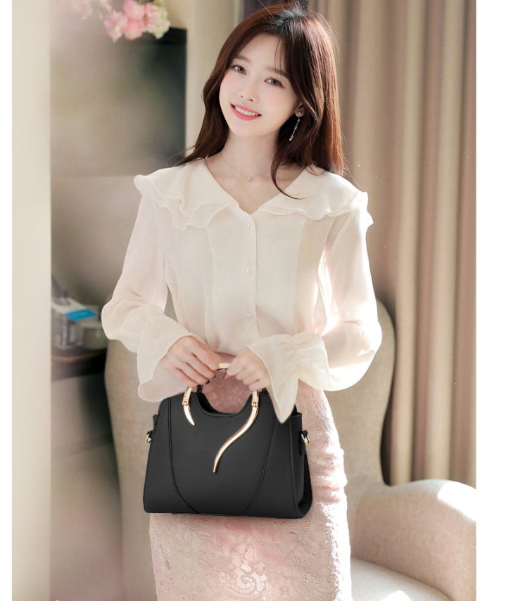 Fashion PU Leather Handbag – Elegant Women’s Messenger Bag