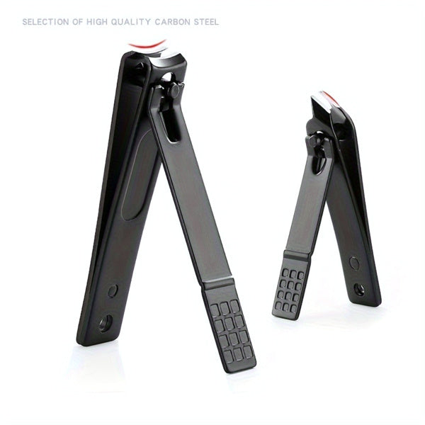 10-Piece Black Nail Clipper Set – Professional Grooming Kit with Travel Case
