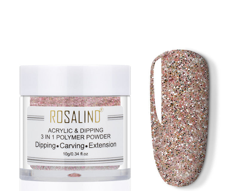 Crystal 3-in-1 Infiltrating Powder – Multi-Purpose Nail Art Enhancement Powder