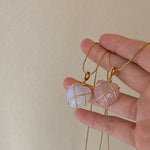 Moonstone Princess Necklace – Cartoon Love Girl Fashion Jewelry