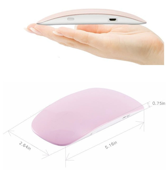Light Therapy USB Nail Lamp – Portable 6W LED Nail Dryer Machine