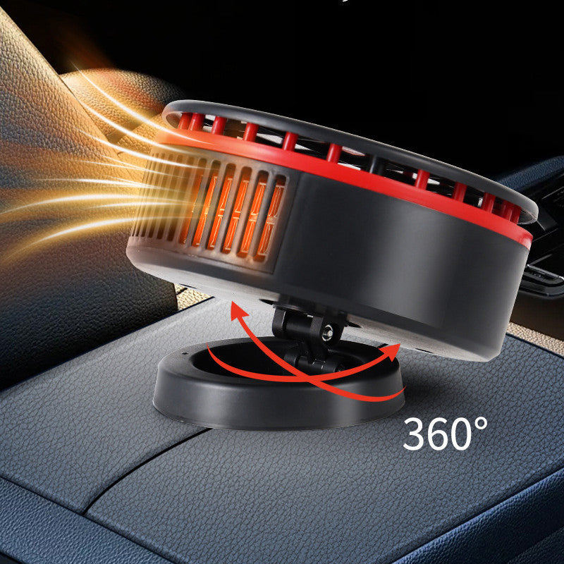 🔥 Folding 360° Rotating Car Warm Air Blower – Portable Heater 🚗