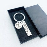 Creative Safe Driving Stainless Steel Lettering Keychain Gift