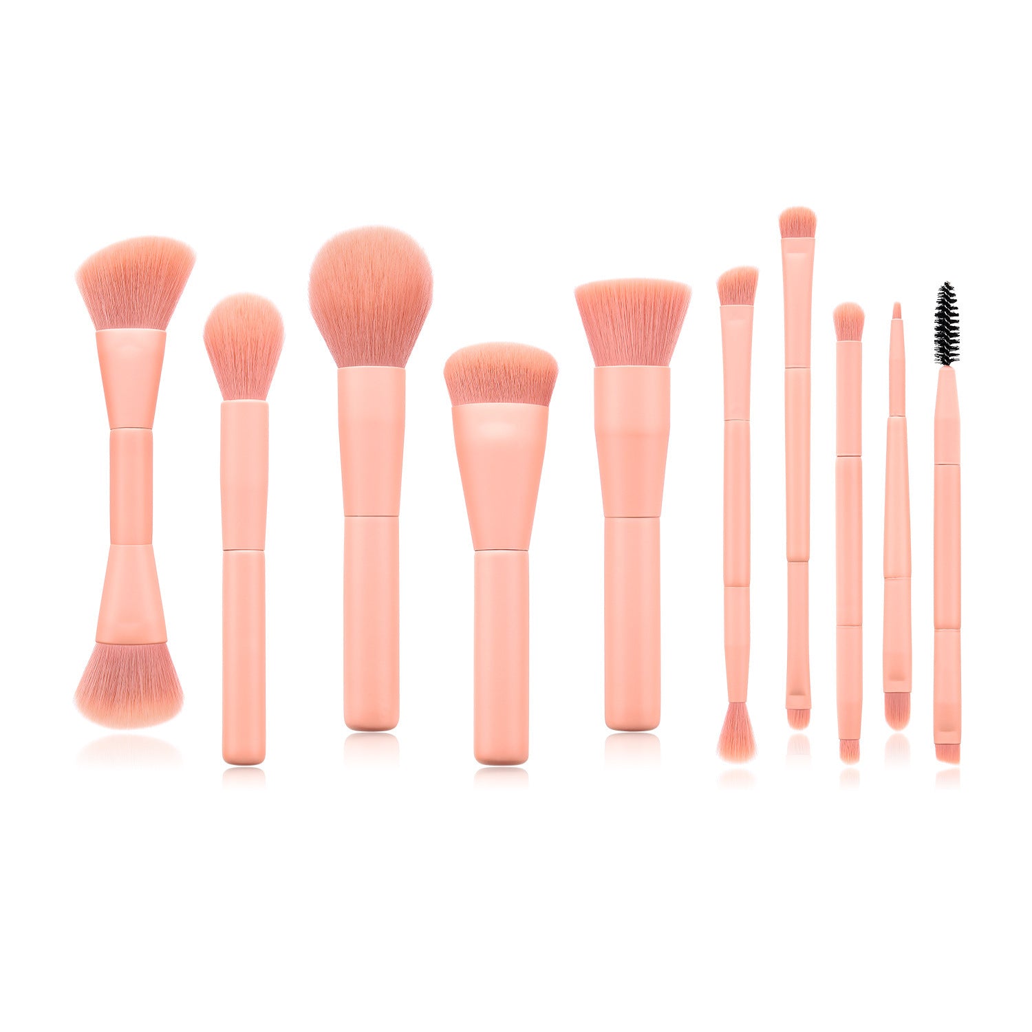 10pcs Makeup Brushes Set – Foundation, Eyeshadow & Blending Kit