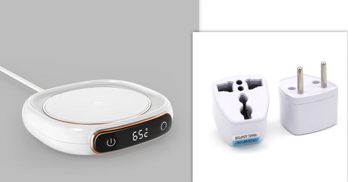 🔥 Coffee Mug Warmer – Smart Heating Coaster for Desktop Drinks ☕