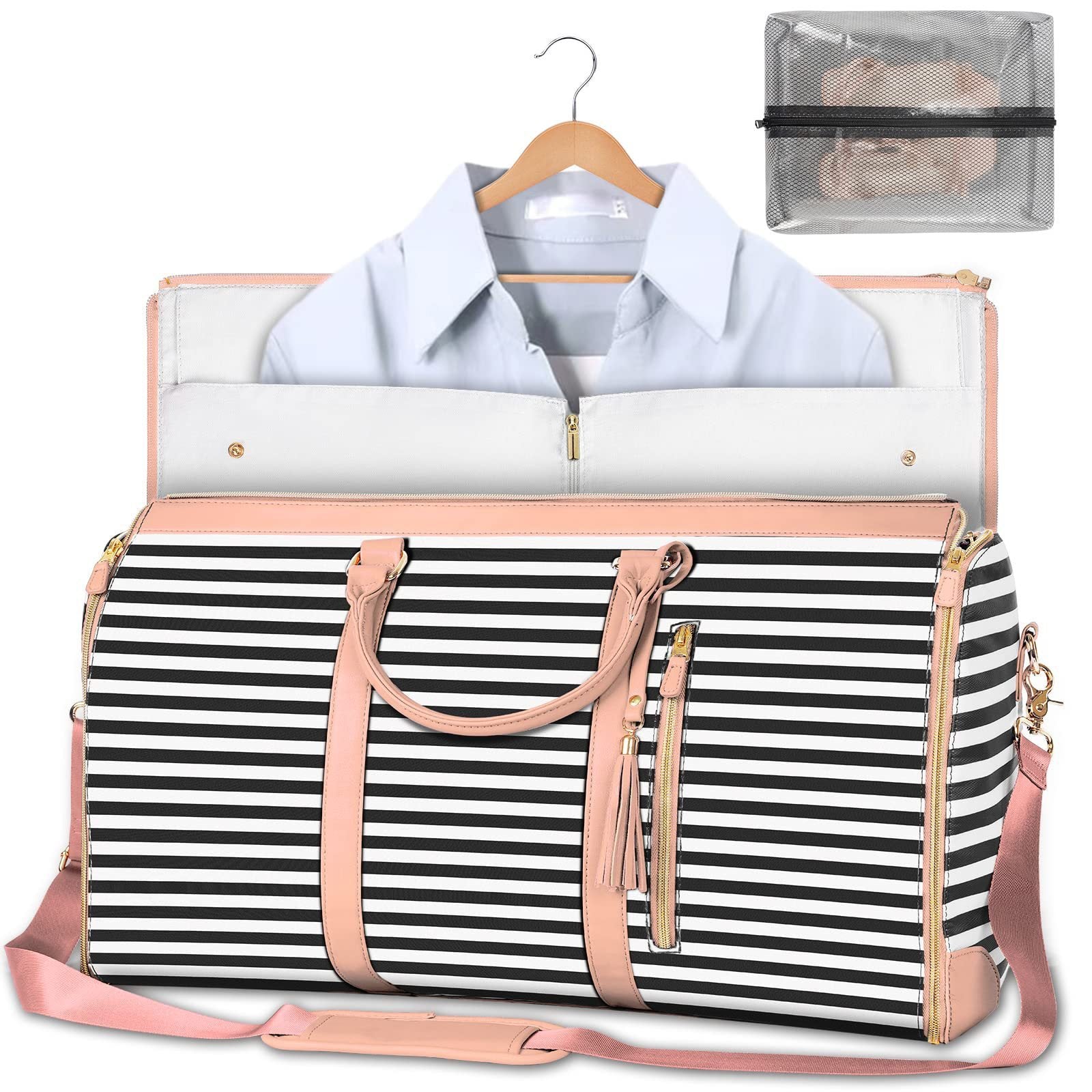 Large Capacity Travel Duffle Bag – Waterproof Foldable Women’s Tote