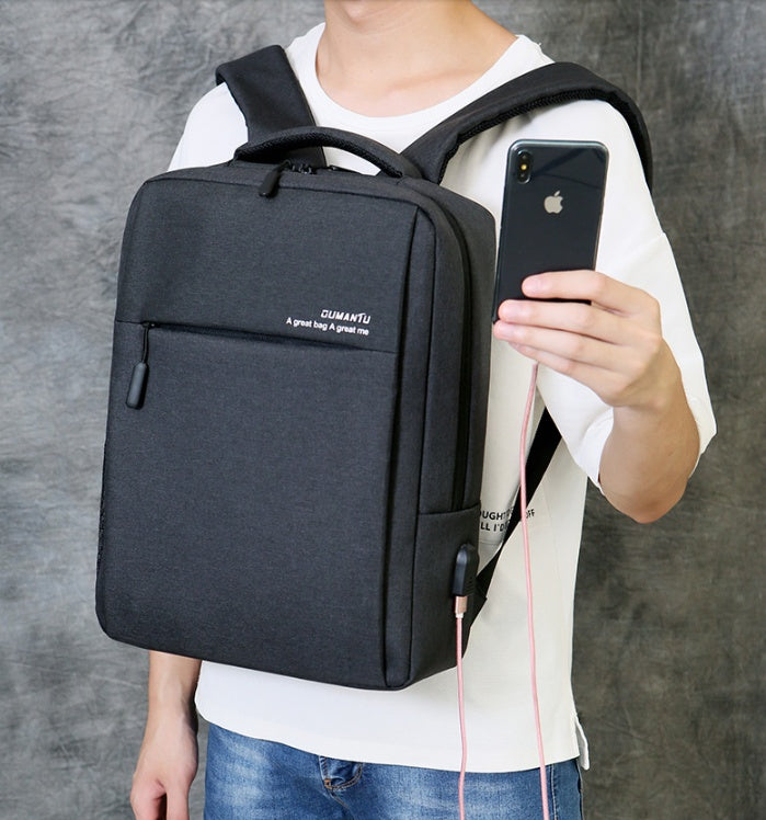 Waterproof Shockproof Laptop Backpack – USB Charging Travel Bag