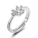 Cat Bear Dog Paw Ring – Cute Animal Jewelry for Women