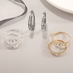 European & American Mosaic Earrings – Air Drill Fashion Jewelry