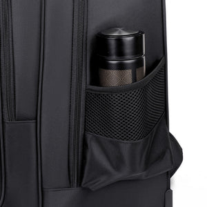 Ultra-Light Trolley Backpack – Large Capacity Single-Wheel Travel Bag