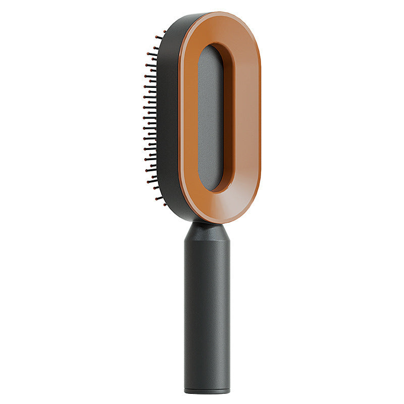 Self-Cleaning Hair Brush – Anti-Static Scalp Massage Comb for Women