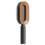 Self-Cleaning Hair Brush – Anti-Static Scalp Massage Comb for Women