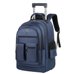 Ultra-Light Trolley Backpack – Large Capacity Single-Wheel Travel Bag