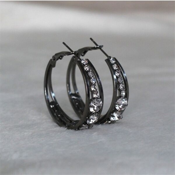 European & American Mosaic Earrings – Air Drill Fashion Jewelry