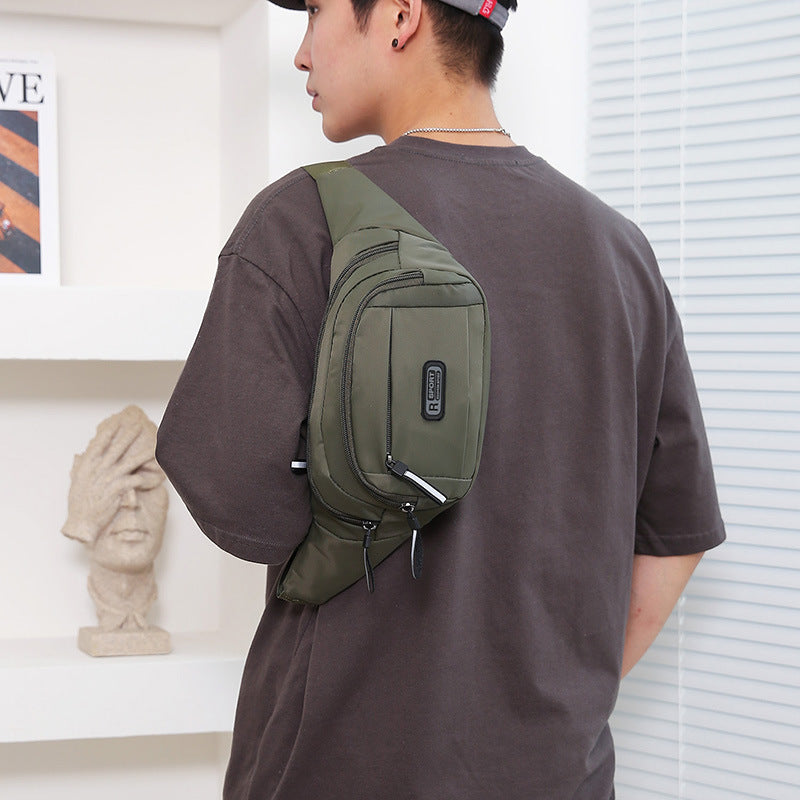 Men’s Multifunctional Waist Bag – Waterproof Wear-Resistant Crossbody