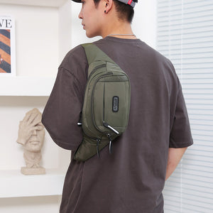 Men’s Multifunctional Waist Bag – Waterproof Wear-Resistant Crossbody