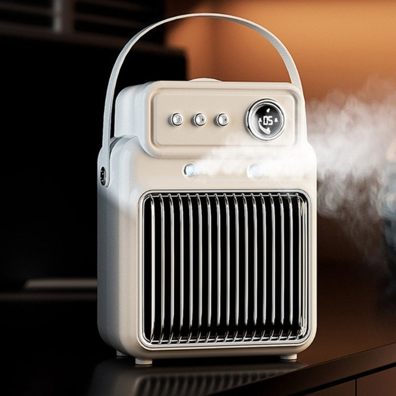 🔥 1200W 2-in-1 Room Heater – Table Heater with Humidifier 🏠