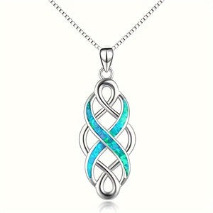 Irish Celtic Knot Pendant Necklace – Elegant Unisex Jewelry