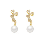 INS Butterfly Rhinestone Earrings – Fashionable Temperament Jewelry