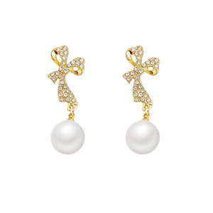 INS Butterfly Rhinestone Earrings – Fashionable Temperament Jewelry