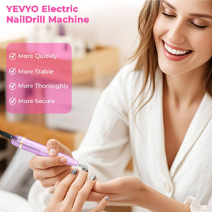 Professional Portable Electric Nail File Kit – Manicure Set with Drill Bits