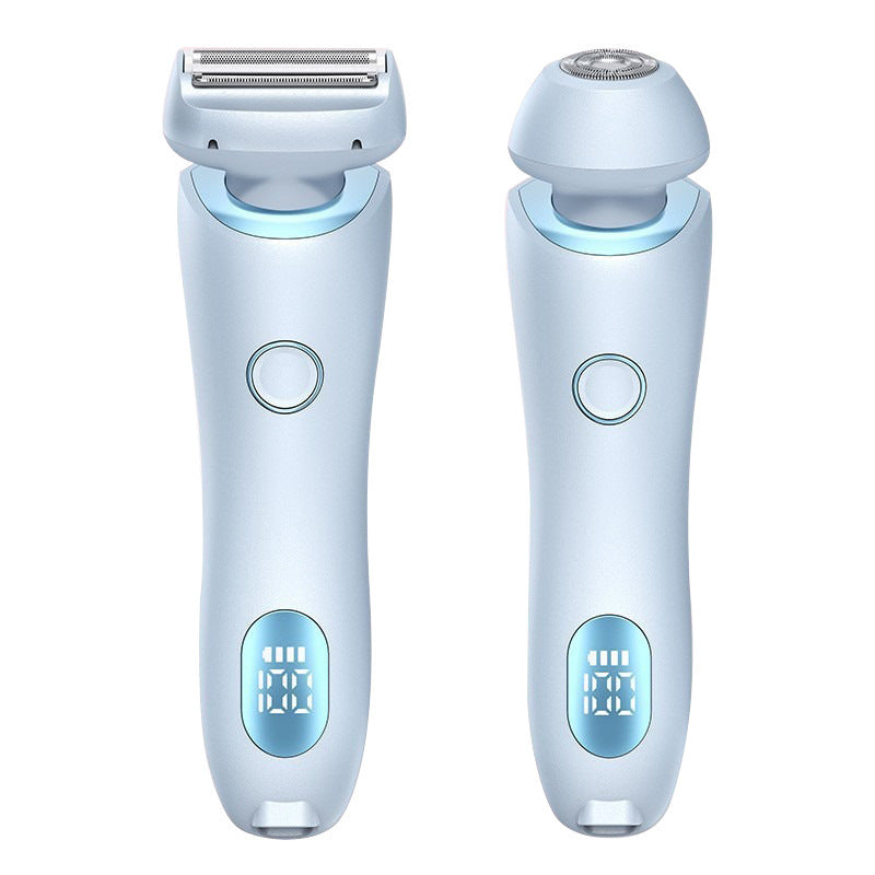 2-in-1 Hair Removal Epilator – USB Rechargeable Trimmer & Body Shaver
