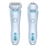 2-in-1 Hair Removal Epilator – USB Rechargeable Trimmer & Body Shaver