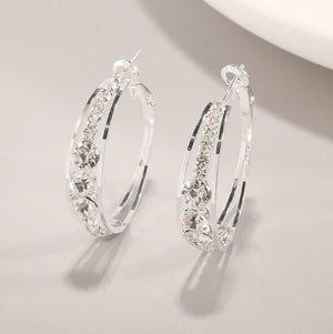 European & American Mosaic Earrings – Air Drill Fashion Jewelry