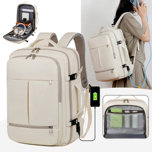 Large Capacity Backpack – Business & Travel Computer Bag for Men & Women