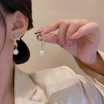 INS Butterfly Rhinestone Earrings – Fashionable Temperament Jewelry