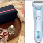 2-in-1 Hair Removal Epilator – USB Rechargeable Trimmer & Body Shaver
