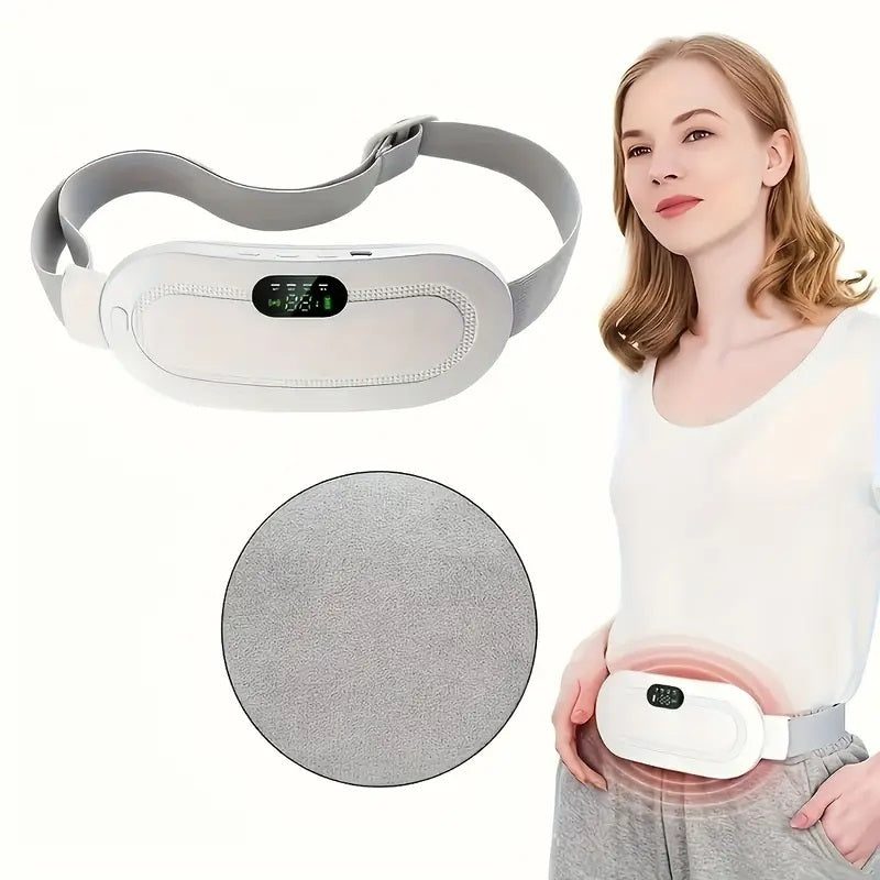 Portable Cordless Heating Pad – 3 Heat Levels & 4 Massage Modes for Relief