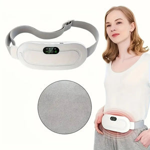 Portable Cordless Heating Pad – 3 Heat Levels & 4 Massage Modes for Relief