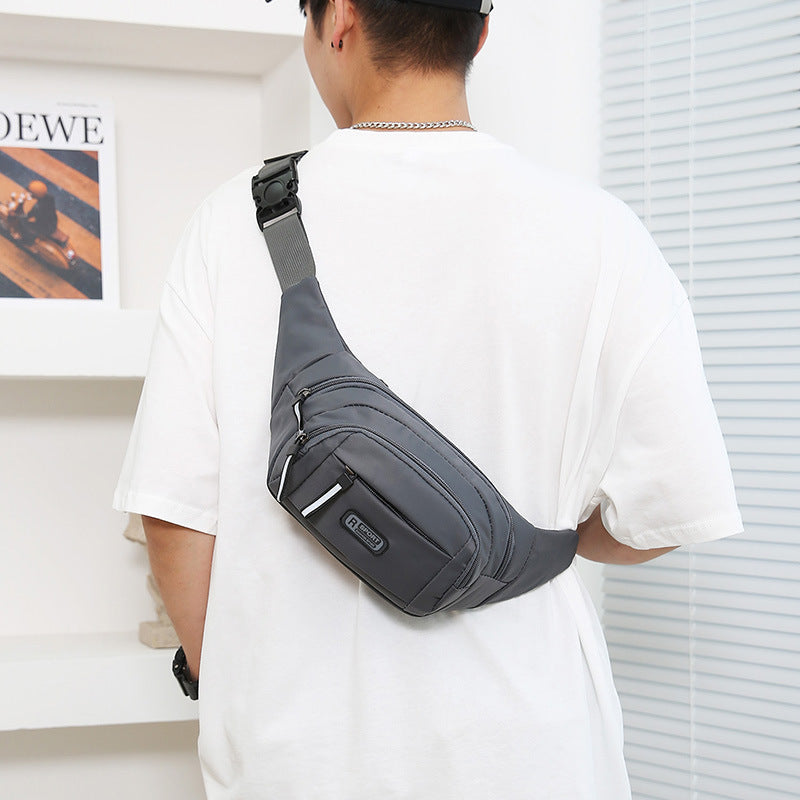 Men’s Multifunctional Waist Bag – Waterproof Wear-Resistant Crossbody