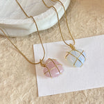 Moonstone Princess Necklace – Cartoon Love Girl Fashion Jewelry