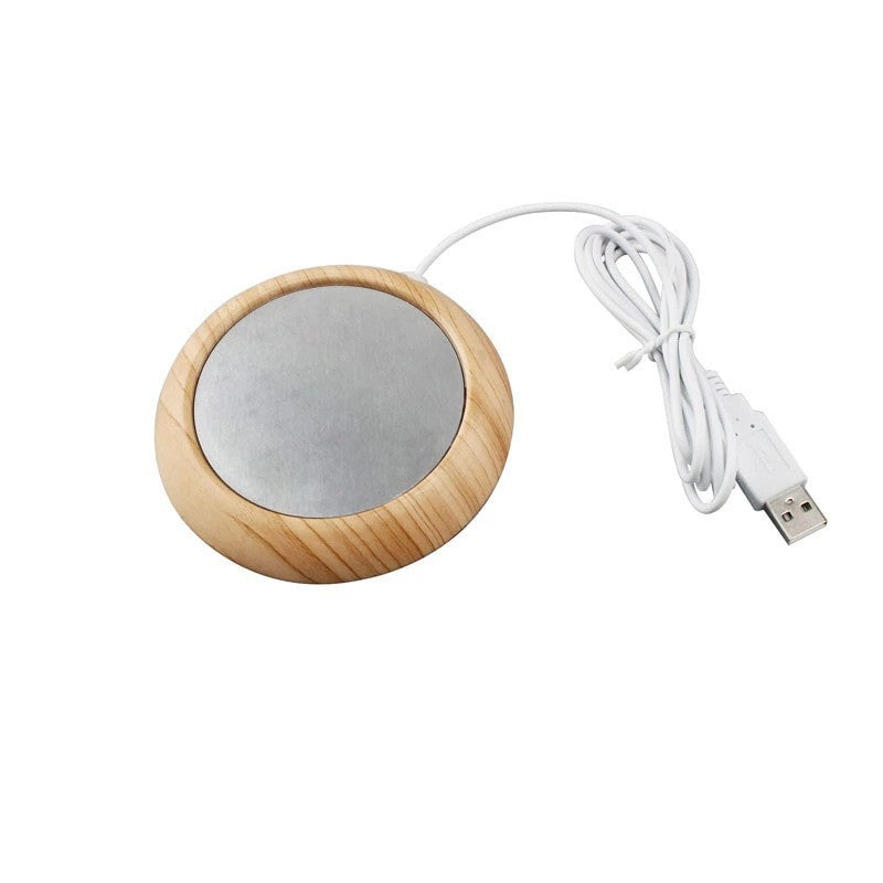 🔥 USB Heating Coaster – Creative Mug Warmer for Home & Office