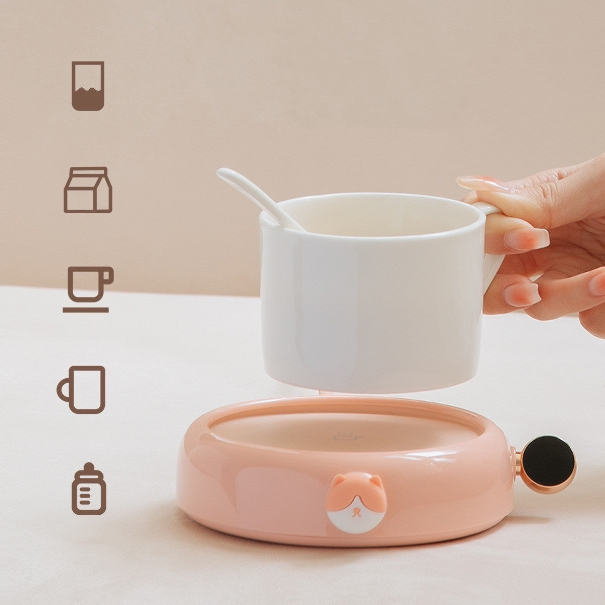 🔥 New Heating Coaster – Intelligent Automatic Constant Temperature