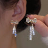 INS Butterfly Rhinestone Earrings – Fashionable Temperament Jewelry