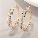 European & American Mosaic Earrings – Air Drill Fashion Jewelry