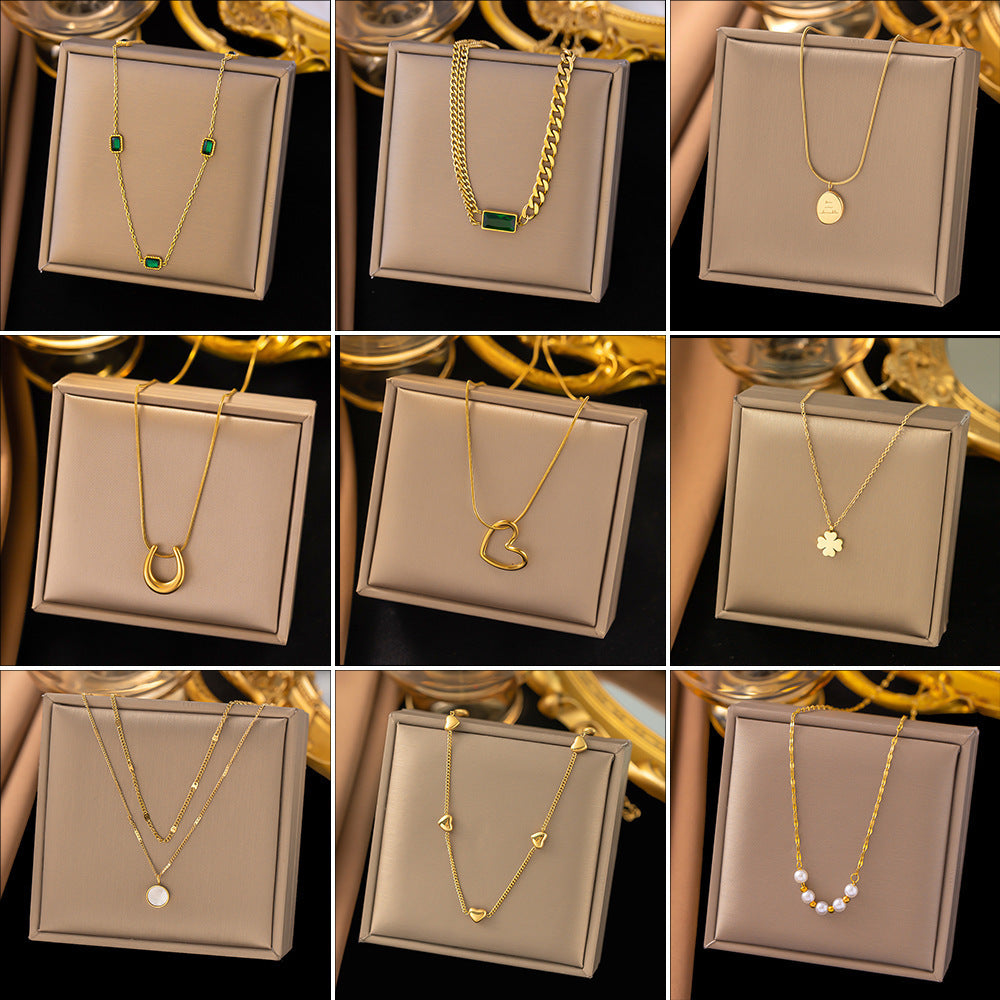 Titanium Steel Necklace – Versatile Women’s Fashion Jewelry